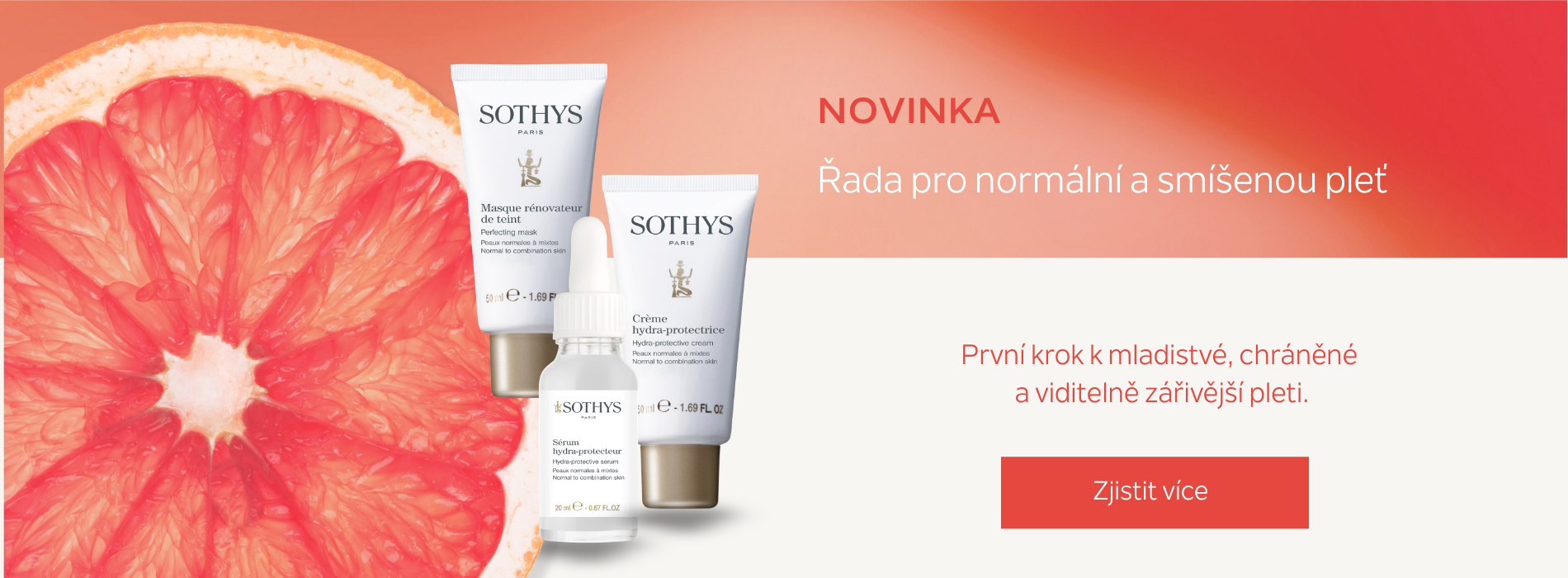 Řada pro normální a smíšenou pleť