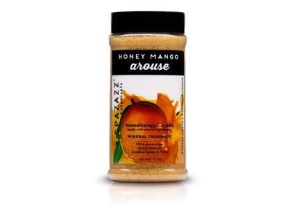 spazazz 17oz Honey Mango arouse Mineral treatment crystals 001
