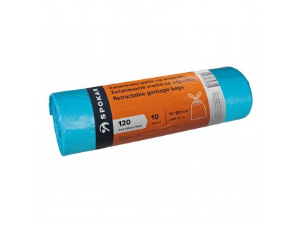 DRAWSTRING GARBAGE BAGS PE 120 L