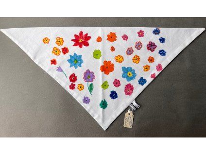 Květinky M šátek