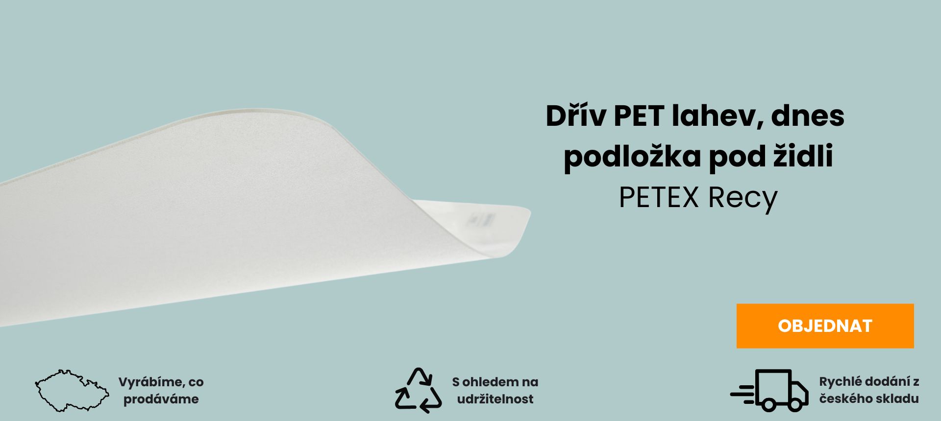 PETEX recy - podložka pod židle