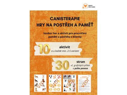 Srdce pro Canis Hry na postřeh a paměť