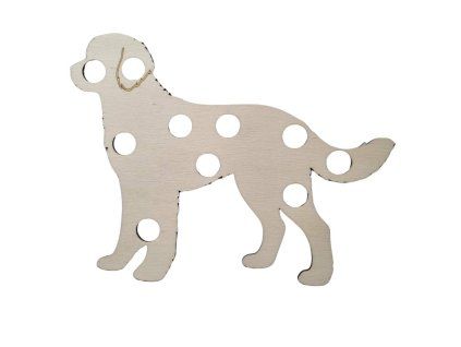 Dřevěný pejsek "Hlaď mě"