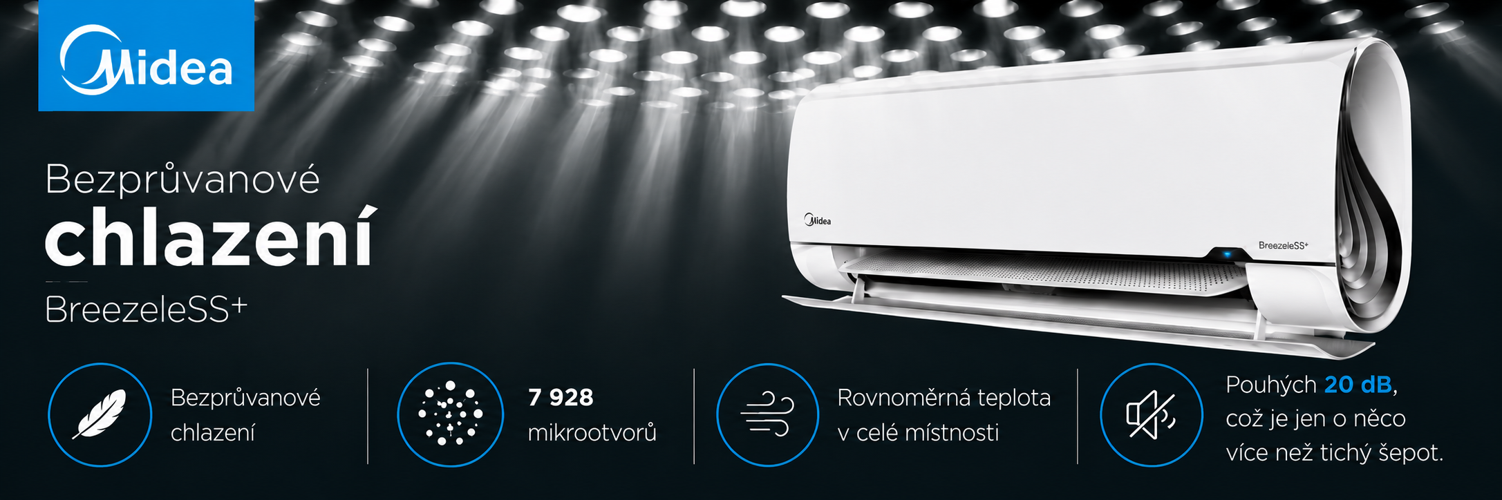 Klimatizace Midea BreezeleSS+