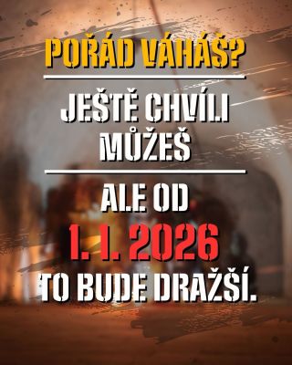 Využij dnešek a vykroč do roku 2️⃣0️⃣2️⃣6️⃣ s akcí Gladius! ⚔️ Máš poslední možnost ji získat za tu nejlepší cenu! Vidíme...