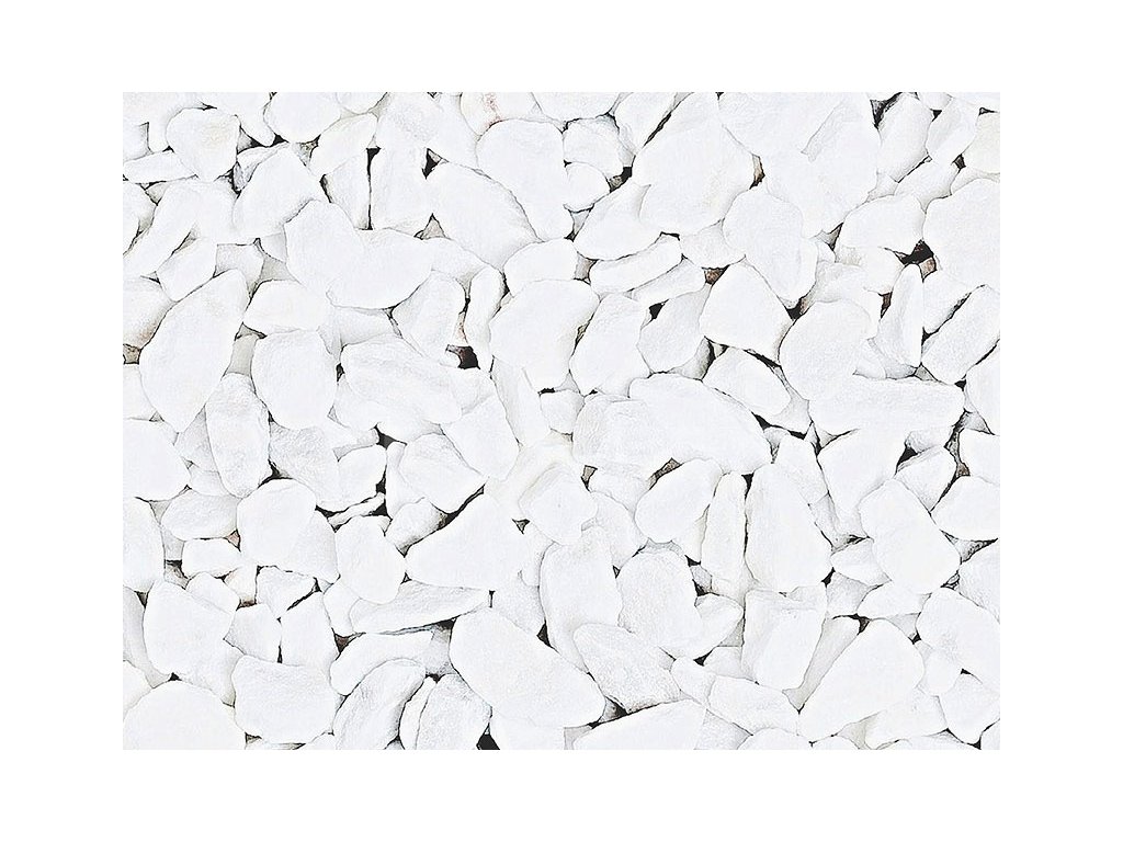 Drť - Mramor drcený Carrara bílá 8-12mm / 20 kg