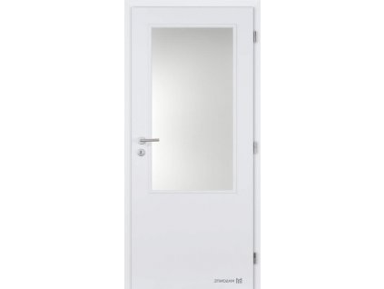 Dvere vnitřní bílá 60P 2/3 sklo