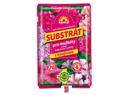 substrát pro muškáty a balkonové rostliny 70 l