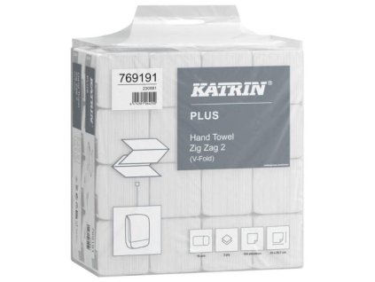 Pap.ručník KATRIN 2vr.celulóza,3040ks/769191/