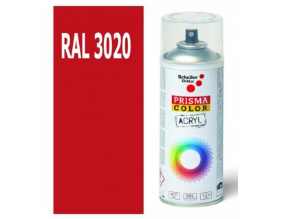 Sprej R3020 červená 400ML,lesklá PRISMA COLOR 91027