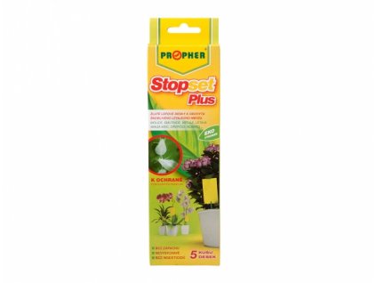 Lepové desky STOPSET PLUS žluté na mšice a molice 5ks