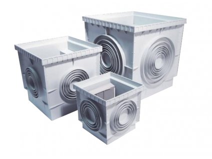 Šachta revizní FasDrain 400x400mm + rošt + zap.mřížka