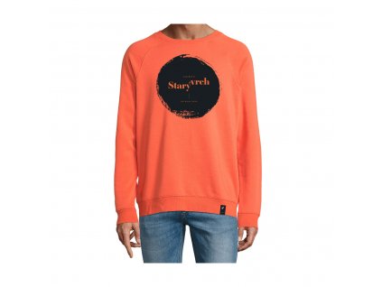 merch mikina orange front