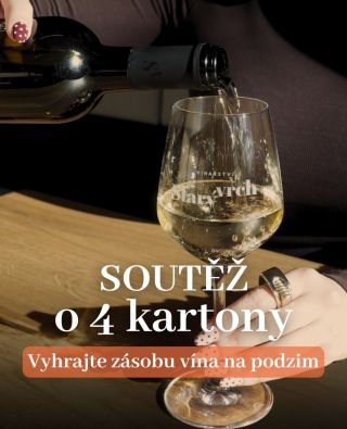 SOUTĚŽ O 4 KARTONY VÍNA ZE STARÉHO VRCHU! 🔥 Celý říjen jedeme ve velkém! Chcete mít doma zásobu vín na dlouhé podzimní...