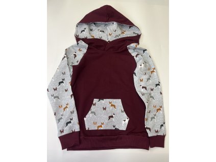 Dětská mikina s buldočky