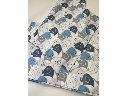 Povlečení pro miminko - modrý slon