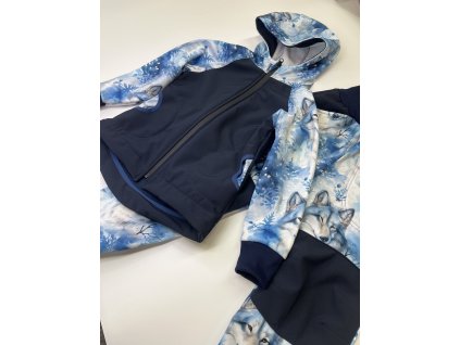 Softshellová bunda vel. 98 - vlk