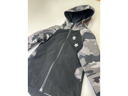 Softshellová bunda vel. 98 - maskáčová
