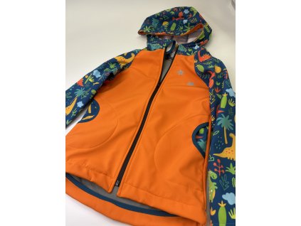 Softshellová bunda vel. 122 - dinosauři