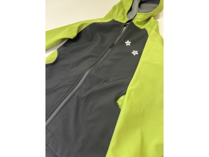 Softshellová bunda vel. 134 - zelenočerná