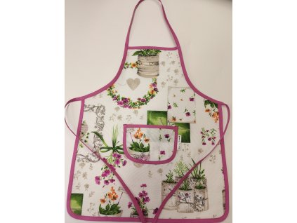 Dětská zástěra kvítí