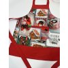 Dětská zástěra s perníkovou chaloupkou
