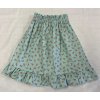 Dětská sukně zelená s květy vel.122