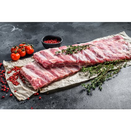 jehněčí žebra syrová