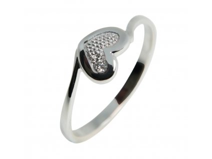 PRSTEN HEART 02 6-2, briliant