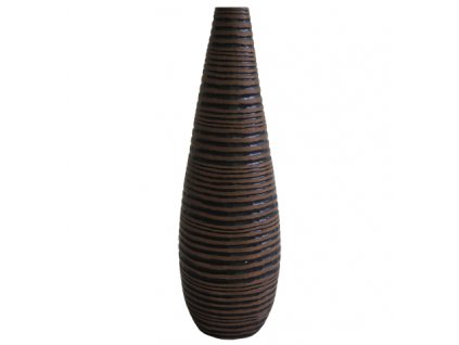 Polyresinová váza tmavá 37,5 cm