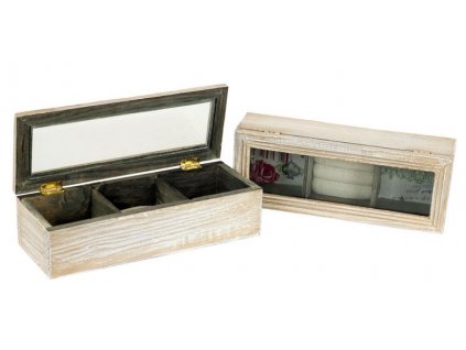 Dřevěná šperkovnice Autronic HB706043 světlá