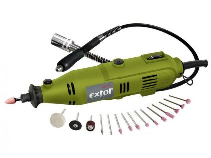 Přímá bruska Extol Craft 130 W 404116 s ohebným nástavcem