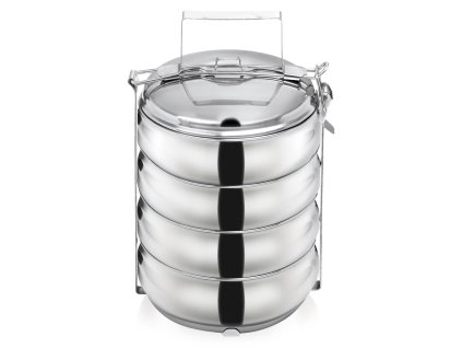 Jídlonosič nerez oblý 4x1,7l