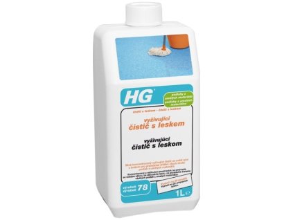 HG vyživující čistič s leskem pro podlahy z umělých materiálů 1l