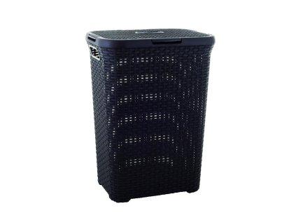 Koš Rattan hnědý 60l