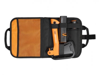 Set FISKARS sekera X5 + nůž K40 + ostřič Xsharp