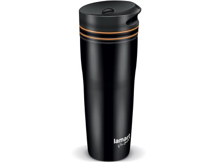 Termohrnek černo/oranžový 360 MANQ LAMART - LT4051