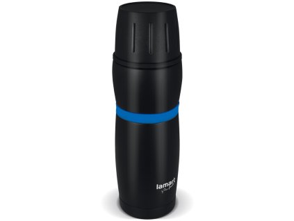 Termoska černá/modrá 480 CUP LAMART - LT4053
