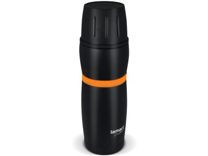 Termoska 480 černá/oranžová CUP LAMART - LT4054