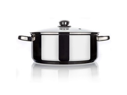 BANQUET Kastrol nerezový AKCENT 26 cm, 5,8 l, s poklicí