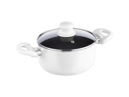 Kastrol 18 cm bílý MULTICO LAMART - LT1015