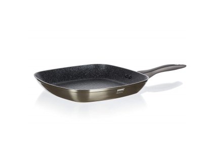 BANQUET Pánev steaková s nepřilnavým povrchem METALLIC PLATINUM 28 x 28 cm