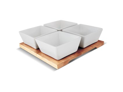 Servírovací misky 4ks, 19x19 cm Bamboo Lamart - LT9018