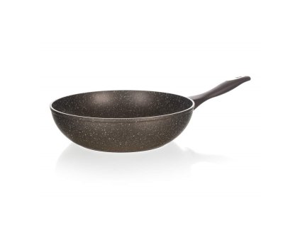 BANQUET Pánev WOK s nepřilnavým povrchem PREMIUM Dark Brown 28 x 7,8 cm