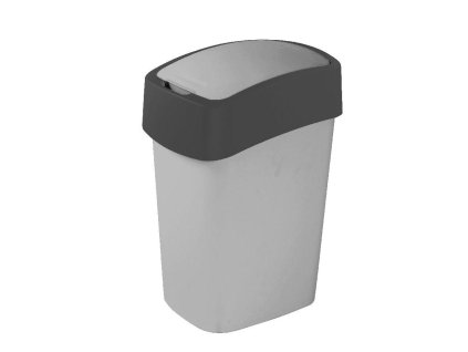 Curver FLIPBIN 10l odpadkový koš šedá/černá
