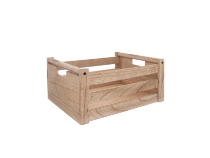 Bedýnka dřevo dekorace Natural 31x21x14cm