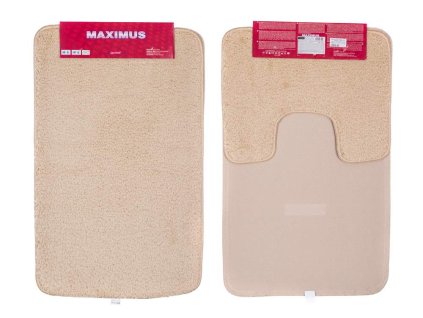 Sada koupelnových předložek UNIMAX, 2ks, béžová