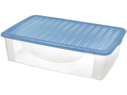 Tontarelli DODO STOCK-BOX s víkem 27L transparent/světle modrá 8035085AU0