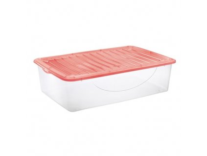 Tontarelli Dodo Stock Box s vikem 27 l transparentnicervena