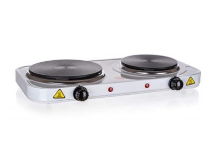 ACTIVER Vařič elektrický dvouplotýnkový AHP-DB03, 1000 a 1500 W, bílý